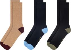 Ted Baker Чорапи Ted Baker Men's Formal Crew Socks - Bei/Nvy/Blk HT