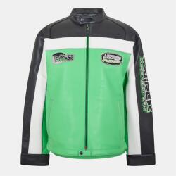 Avirex Яке Avirex Men's LoneWolf Leather Jacket - Lime Green