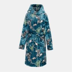 Biba Рокля Biba Women's Printed Fluffy Dressing Gown - Zebra