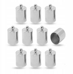  Zsinórvégek Sárgaréz Platina 12x8mm Belső átmérő: 7mm 10 db (13WB14837)