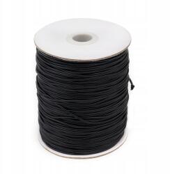 MIXFORM Koreai viaszolt poliészter zsinór, fekete, 1.5mm, kb. 165m/tekercs (13WB25397)