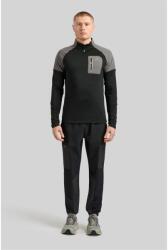 ALTRYN Men's 1/4 Zip Fleece - Black/Grey