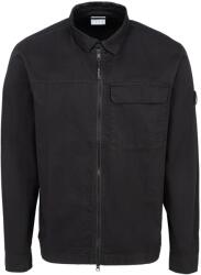 Loyalti Риза с дълъг ръкав Loyalti Men's Manny Cotton Long Sleeve Full Zip Overshirt - Black
