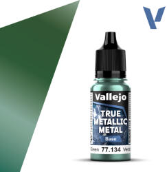 Acrylicos Vallejo VALLEJO TRUE METALLIC 77.134 Zöldmetál akril airbrush festék 18 ml () (577134)