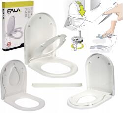 TOYA Lassan Ereszkedő Kihúzható Wc-ülőke 2 az 1-ben+ Gyerek Wc-ülőke Fala 75472 (75472)