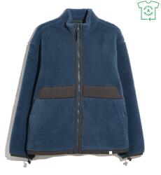 Farah Men's Elias Full-Zip Fleece Fabric - Deep Blue