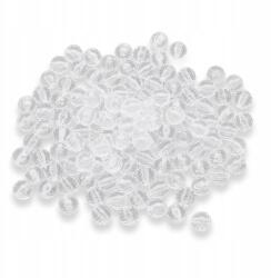 Mixform Akril gyöngyök, Átlátszó, csiszolt, kerek, 8mm, 50g~160db (3Z2004)