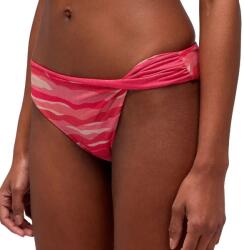 SUNDEK Zircon abstract wave print slip bikini bottom - Pink (Pitaya)