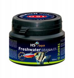 Hs Aqua Eledel Granulátum Kis Akváriumi Halak Számára Alj Fokhagyma Spirulina (HS067)