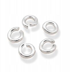 MIXFORM Ezüst 925 Görgők Szimpla, Nyitott, 4x1mm, 5 db (13WB26098)