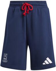 adidas Дамски поларени къси панталони adidas Womens Fleece Jogger Shorts - Collegiate Navy
