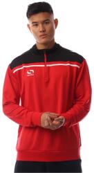Sondico Men's 1/4 Zip Fleece - Red/Black