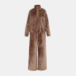 Biba Поларена блуза Biba Women's Fleece Pyjama Long-Sleeve Top - Fig