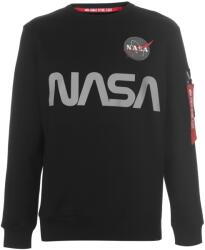 Alpha Industries Блуза Alpha Industries NASA Reflective Crew Sweatshirt - Black