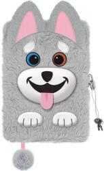 Majewski Plüss napló 3D mintával A5 - Huski kutya (668999)