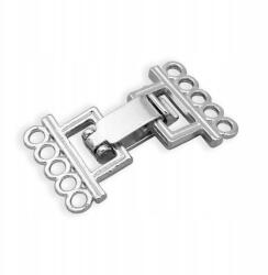 MIXFORM Rögzítő-elválasztó csipesz 5 szál, ötvözet és sárgaréz, platina, 24? 16.5mm, 1db (14WB6144)