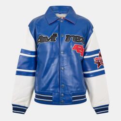 Avirex Яке Avirex Men's Star/Stripes Varsity Jacket - Mazarine Blue