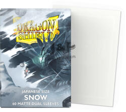Dragon Shield Japanese size Dual Matte Sleeves - Snow 'Nirin' 62x89mm (60db/csomag)