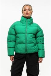 Good For Nothing Дамско яке Good For Nothing Womens Oversized Funnel Neck Puffer Jacket - Green
