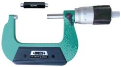 INSIZE Micrometru mecanic rapid INSIZE 50-75 mm, rezolutie 0, 01 mm, carbura, DIN863-1 (3208-75B)