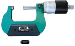 INSIZE Micrometru mecanic rapid INSIZE 25-50 mm, rezolutie 0, 01 mm, carbura, DIN863-1 (3208-50B)