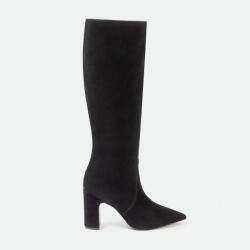 I Saw It First Обувки I Saw It First Knee-High Suede Boots Woman - Black