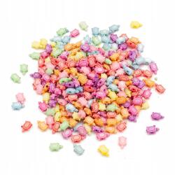 Mixform Akril gyöngyök Teknős, Kraft Style, vegyes színek, 10x6x4.5mm, 50g~350db (13WB14241)