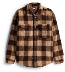 Tommy Jeans Men's Check Relaxed Fit Overshirt - Brown/Buffalo