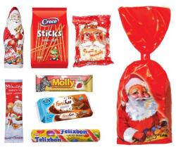  Mikulás csomag piros tasakban 171g - osszegyujto