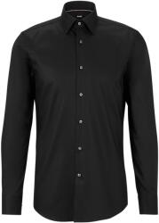 HUGO BOSS Риза с дълъг ръкав Boss Hank Long Sleeve Shirt - Black