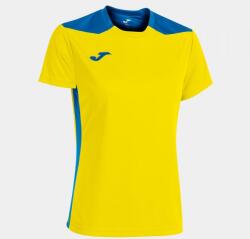 Joma T-SHIRT CHAMPIONSHIP VI SHORT SLEEVE dressz sárga azúrkék 2XL