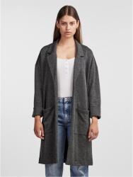Pieces Women's Relaxed Fit Coatigan - Dark Grey