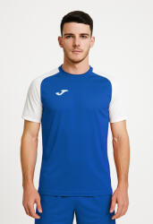 Joma T-SHIRT ACADEMY IV SHORT SLEEVE dressz / póló azúrkék fehér 2XS
