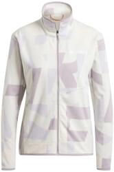Adidas Women's Mt All Over Print Zip Fleece - Grey/Fig