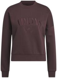 Adidas Дамска блуза Adidas Cozy Holiday Graphic Sweatshirt Womens - Brown