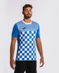 Joma FLAG III SHORT SLEEVE T-SHIRT dressz azúrkék fehér 2XL