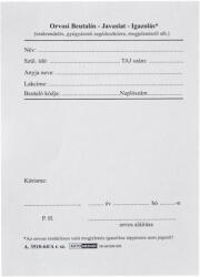 Nyomell Orvosi beutalás-jav. -ig. A. 3510-64/a (A351064A) - iroda-ellatas