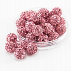 MIXFORM Shambhala gyöngyök kristályokkal 8 mm 2db (13WB15431)