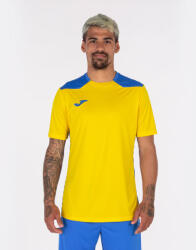 Joma T-SHIRT CHAMPIONSHIP VI SHORT SLEEVE dressz sárga azúrkék S