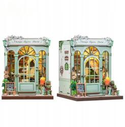  Diy Book Nook Champs-Elysees virágüzlet, LED világítás (CWGC201)