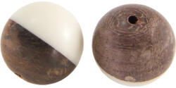 Mixform Gyanta és fa gyöngyök 15-15.5mm 2db (13WB19971)