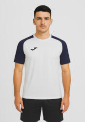 Joma T-SHIRT ACADEMY IV SHORT SLEEVE dressz / póló fehér tengerészkék 2XS