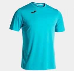 Joma COMBI SHORT SLEEVE T-SHIRT dressz / póló fluo türkiz 8XS-7XS