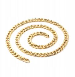 MIXFORM Lánc Műanyag Ccb, Ovális elem, Horgony szövés, Arany, 18.5x13x4mm, 1m (13WB28523)