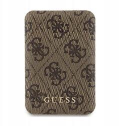 GUESS 4G Leather Metal Logo MagSafe Power Bank indukciós 5000 mAh 15W Ma (3666339210588)