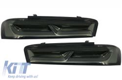 KITT Első lámpa LED nappali menetfénnyel Chevrolet Camaro Mk5 Facelift (2014-2015) dinamikus irányjelző 2016 dizájn (HLCHECAMARO)