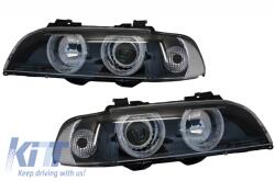 KITT Specials angyalszem Első lámpák BMW 5 Series E39 (1996-2003) Facelift Design fekete kiadás (PXN1-200A)