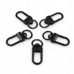 MIXFORM Rögzítő karabiner Forgatható Ékszer ötvözet 33.5x13.5x5.5mm 5db (13WB28302)