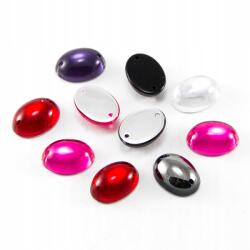 MIXFORM Varrható strasszok Akril Ovális 14x10x6mm 10db (13WB14944)