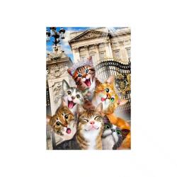 Wooden City Kiscicák Londonban fa puzzle (NB 200-0021-M)